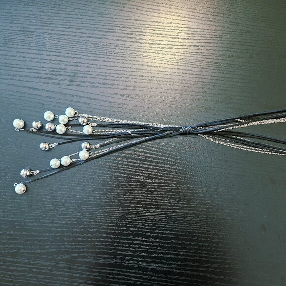 3/$15 unique long pearled necklace - Picture 4 of 5